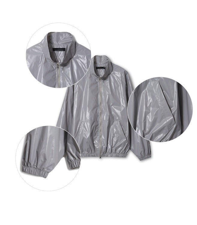 Two Way Glossy Windbreaker