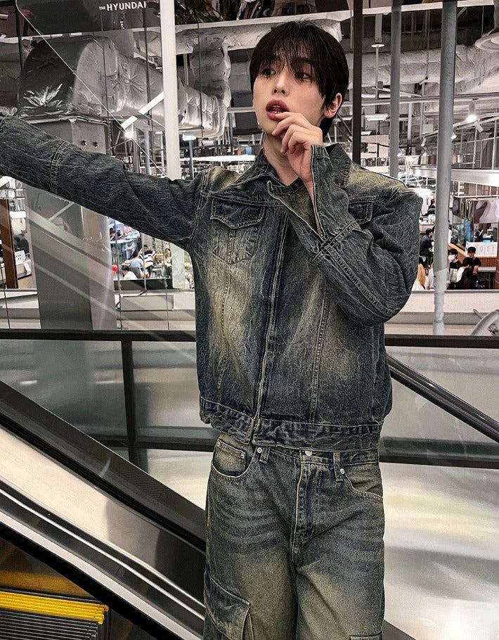 Plang Washing Denim Jacket (Long Sleeve VER)