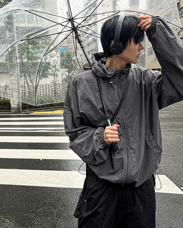 Gorpcore Hooded Windbreaker