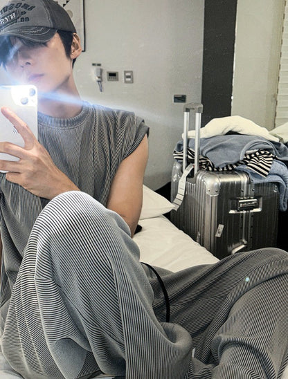 24s/s magic pleats pants