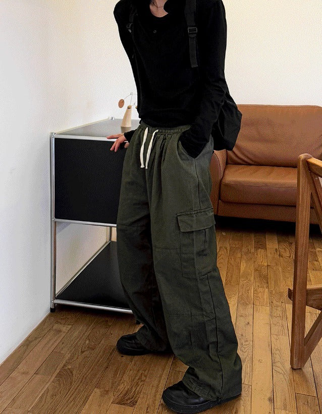 Amekaji Cargo Balloon Pants