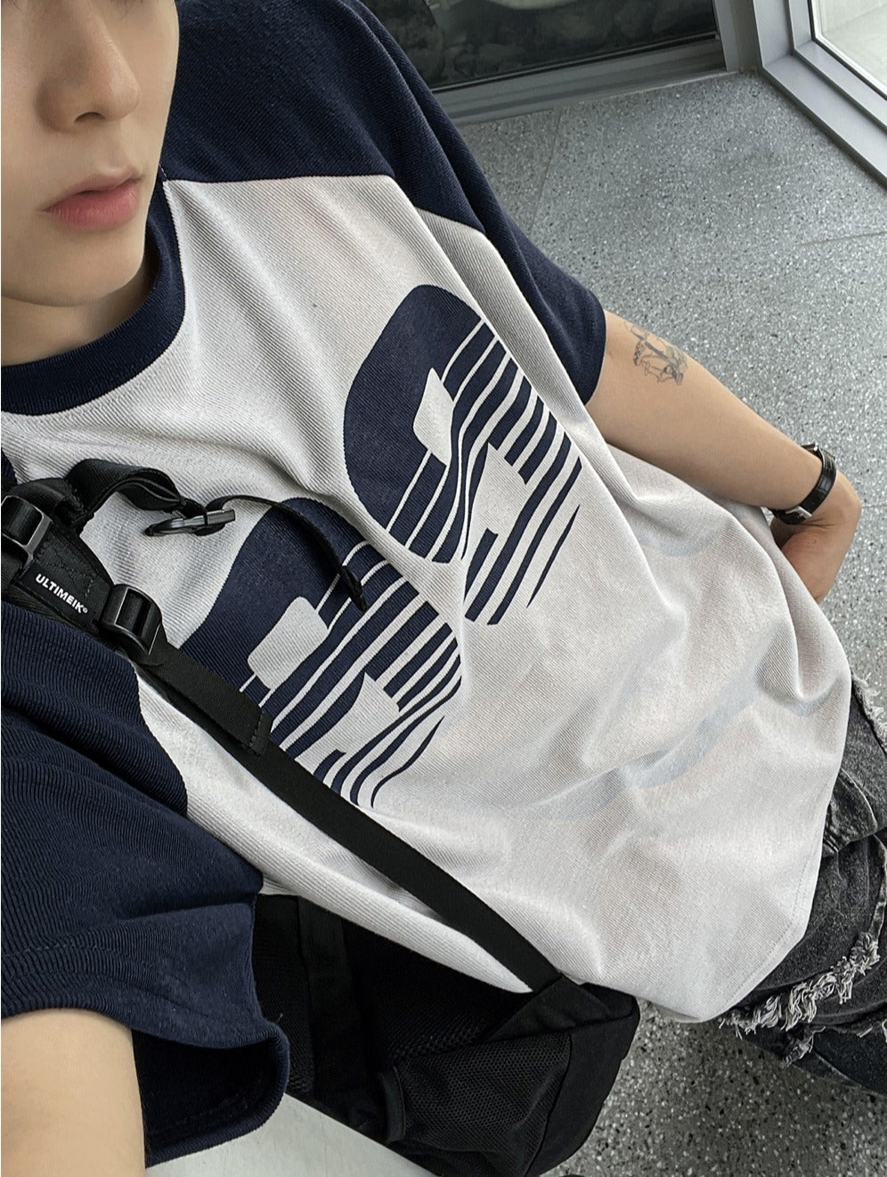 99 Raglan Short Sleeve Knit