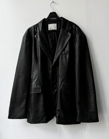 Low Classic Leather Blazer Jacket