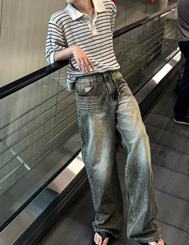 Emerald Tin Denim Pants