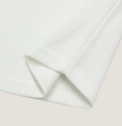 Muscle Fit Half High Neck Short Sleeve T-shirt