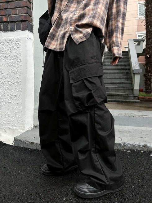 unbalance cargo balloon nylon pants