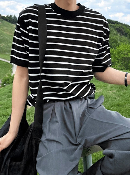 Ordinary Stripe Short Sleeve Tee