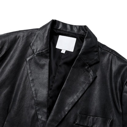 Low Classic Leather Blazer Jacket