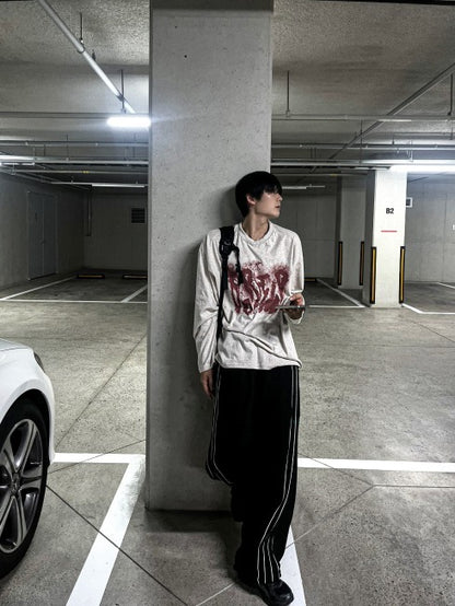 Loose-Fit Sweatshirt Tee