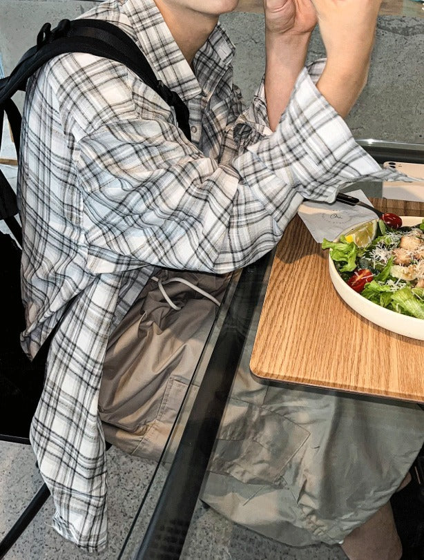 Delu Gradation Check Overshirt