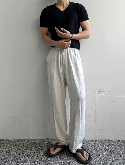 Ice Tencel V-Neck Short Sleeve Knit