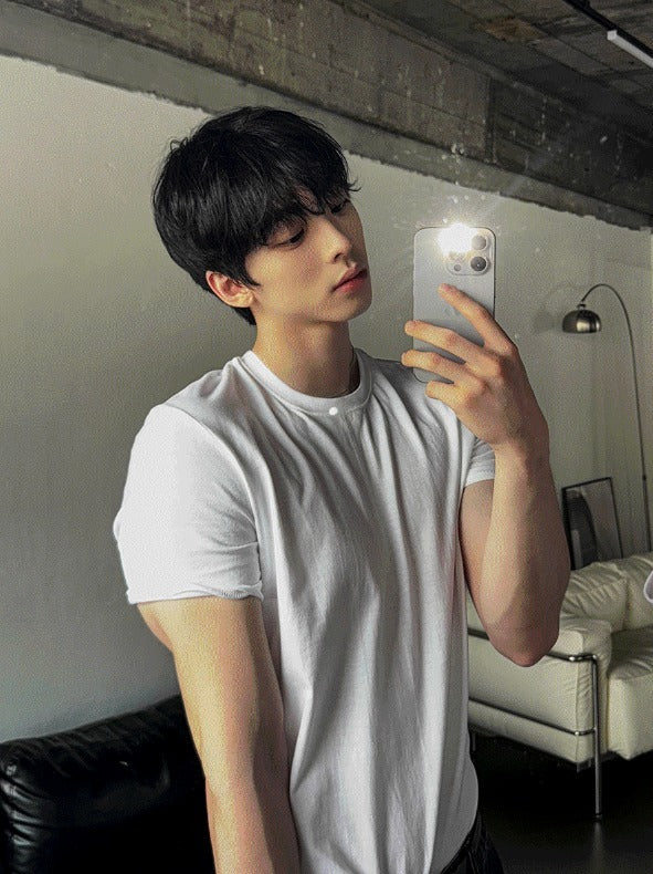 Cropped Muscle Fit T-shirt