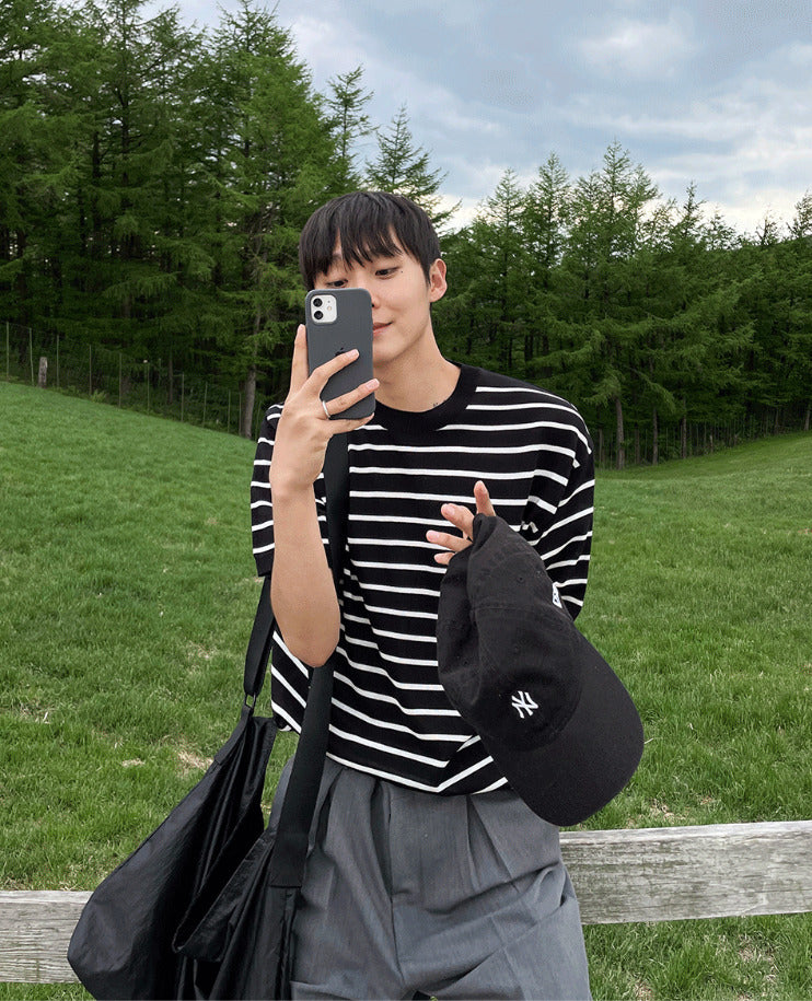 Ordinary Stripe Short Sleeve Tee