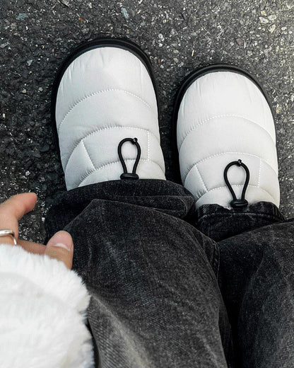 Padded Fur Slippers