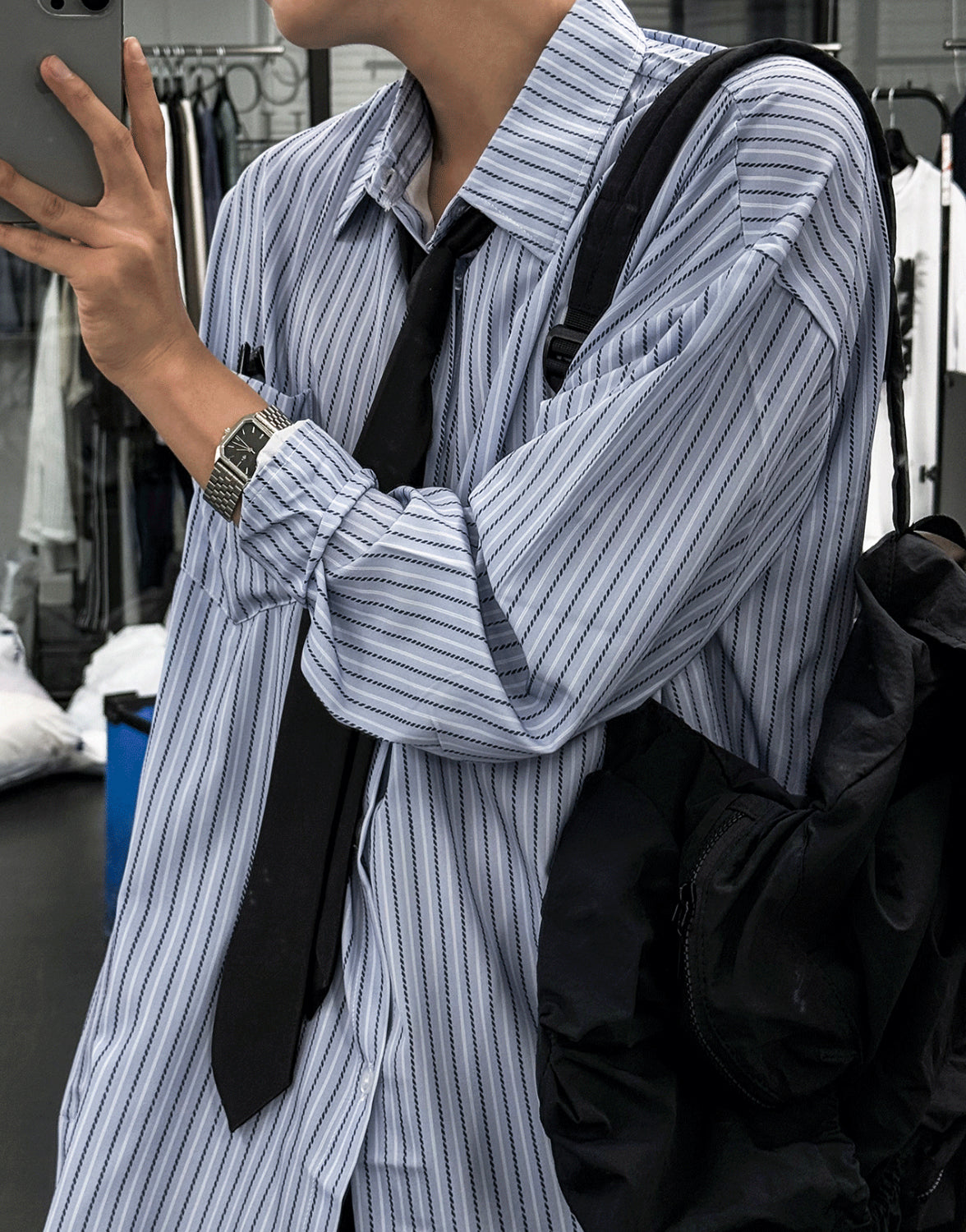 Dope Loose Fit Striped Shirt