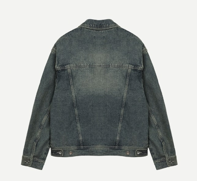 contemble snow denim jacket