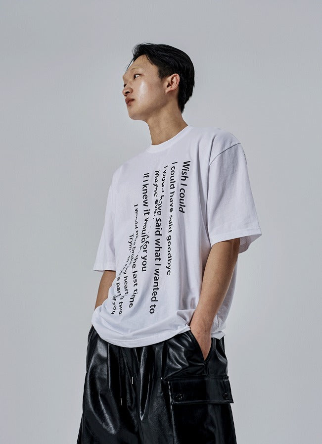 WISH Oversized Short Sleeve Tee