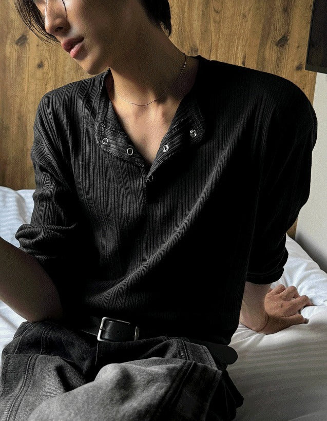Fabien  corduroy henly-neck