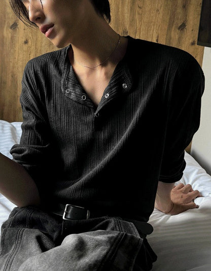 Fabien  corduroy henly-neck