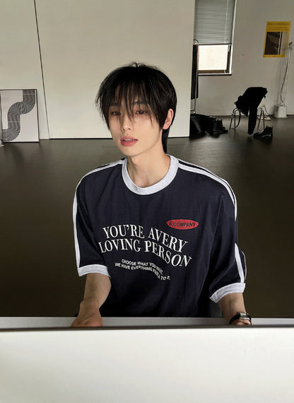 Loving Track Short Sleeve Tee