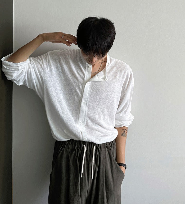 Acid Linen Cardigan