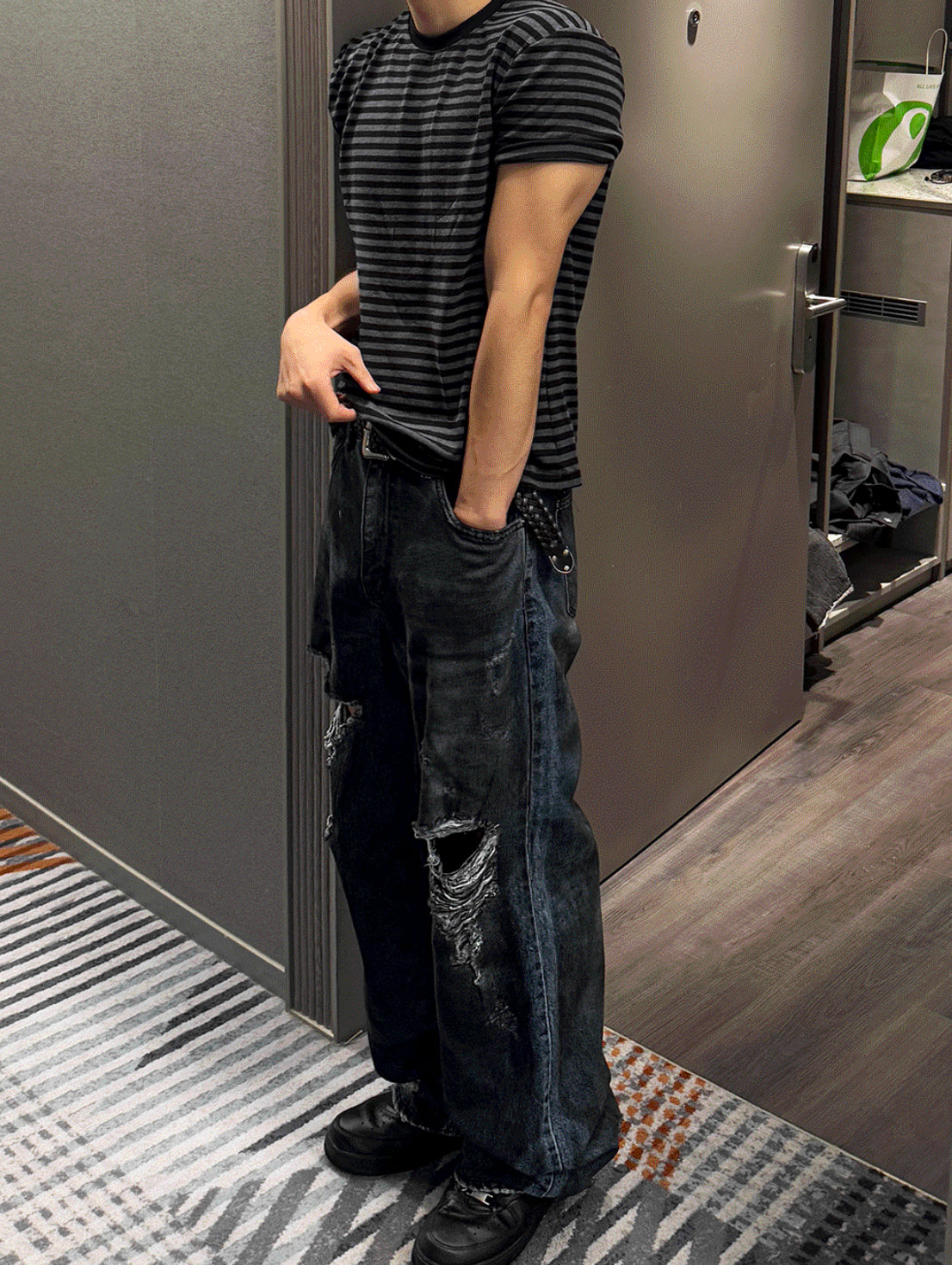 Summer Distressed Denim Pants