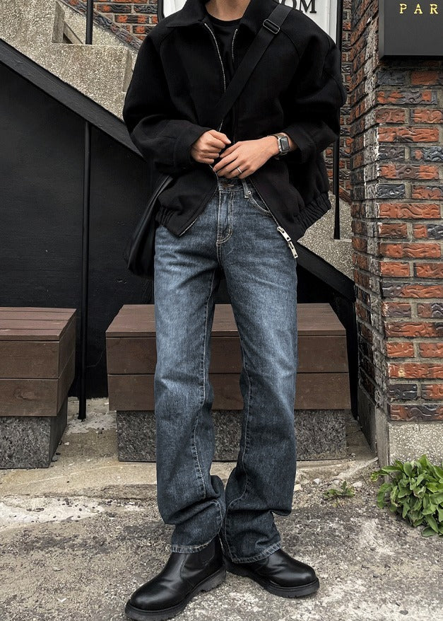 Black Marble chelsea boots