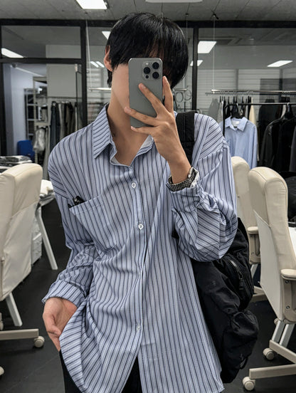 Dope Loose Fit Striped Shirt