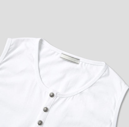 urban henly-neck sleeveless shirt