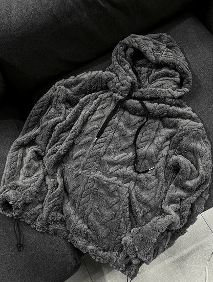 New Cable Wool Hood