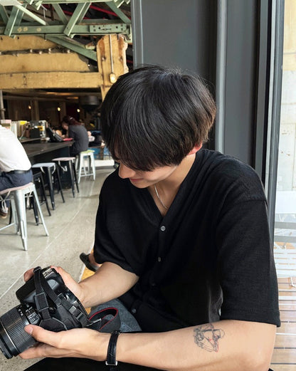 Linen Short Sleeve Cardigan