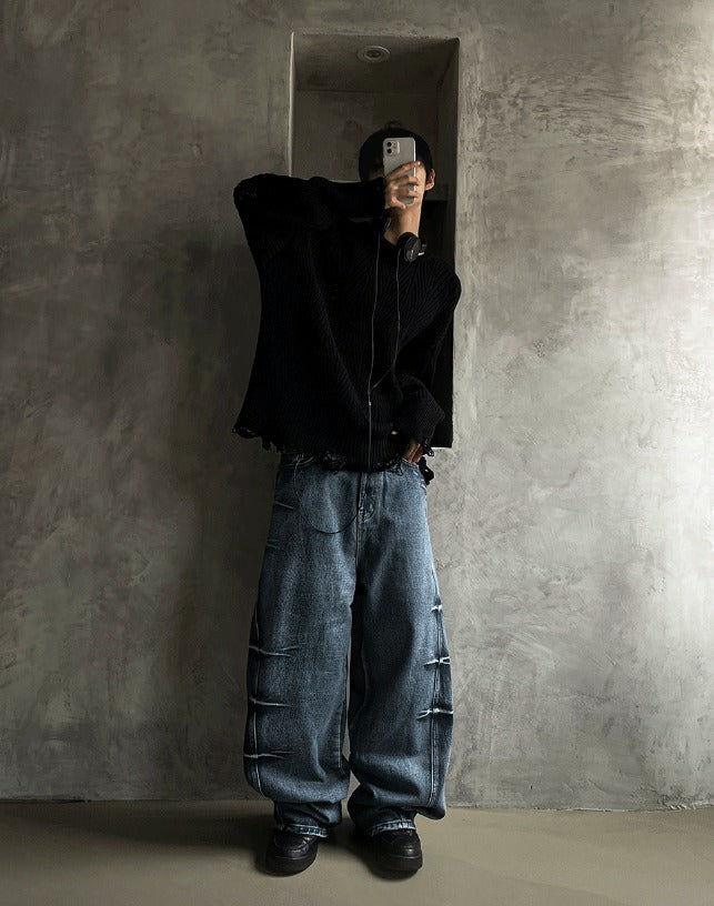 Stepping Cable Damage Knit