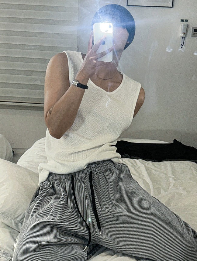 24s/s magic pleats pants
