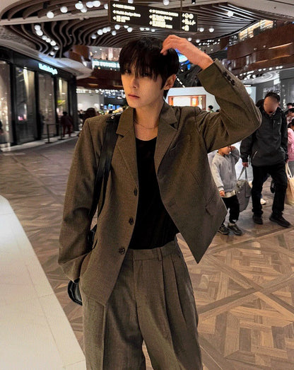 Stan Two-tuck Wide Slacks