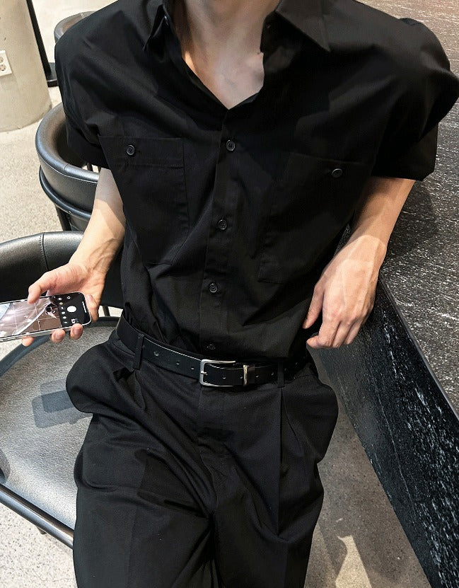 Luite Two-Pocket Short-Sleeved Shirt