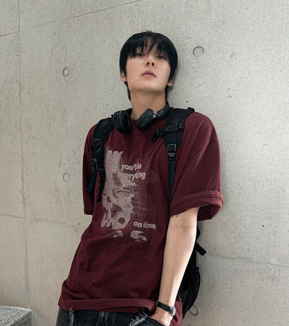 on-time short-sleeved T-shirt