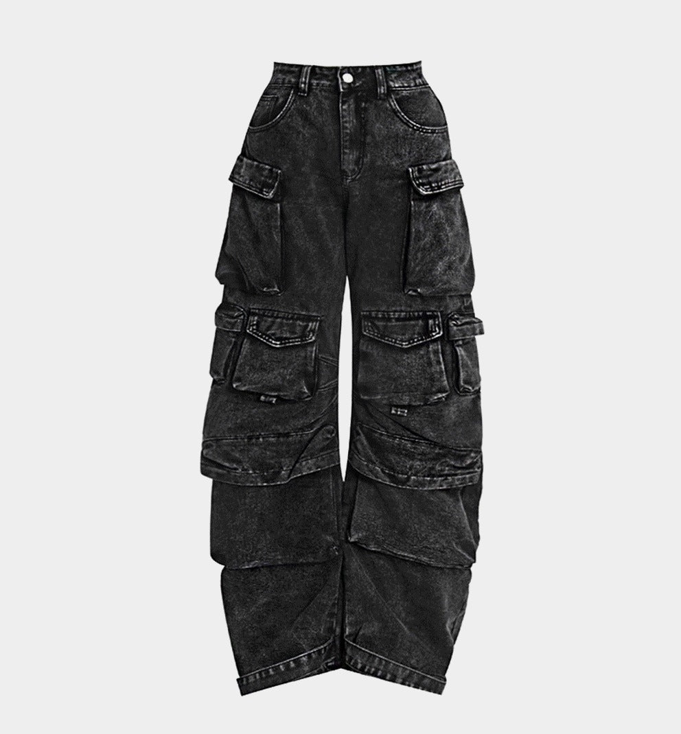 Featherlight Cargo Carpenter Wide Denim