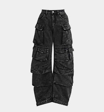 Featherlight Cargo Carpenter Wide Denim