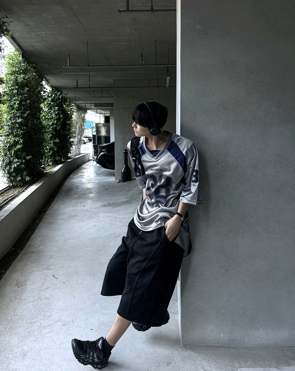 24SS Curved Bermuda Pants