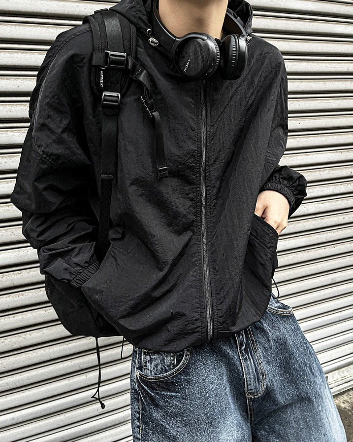 Gorpcore Hooded Windbreaker