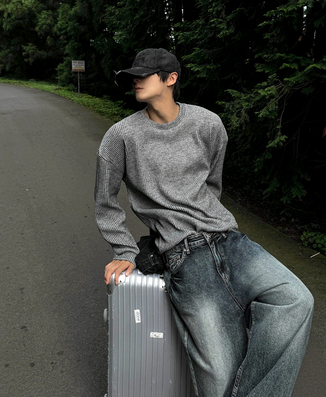 Brush Denim Pants