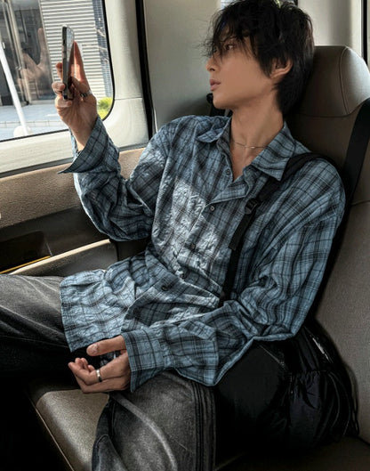 Aron Linkle checkered shirt