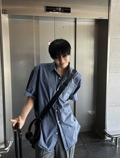 Riverten Pigment Oversize Short Sleeve Shirt