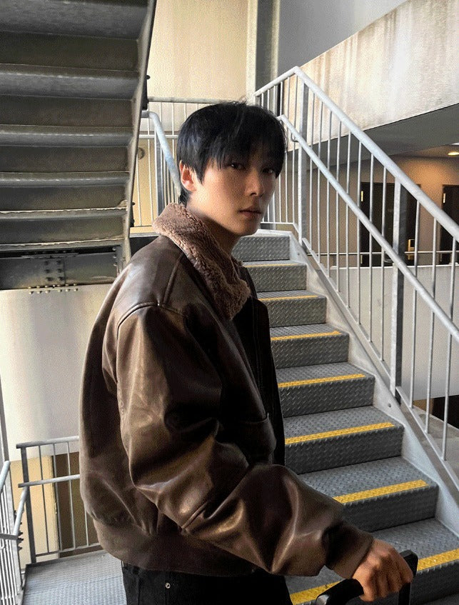 Celine Wool Leather Mustang