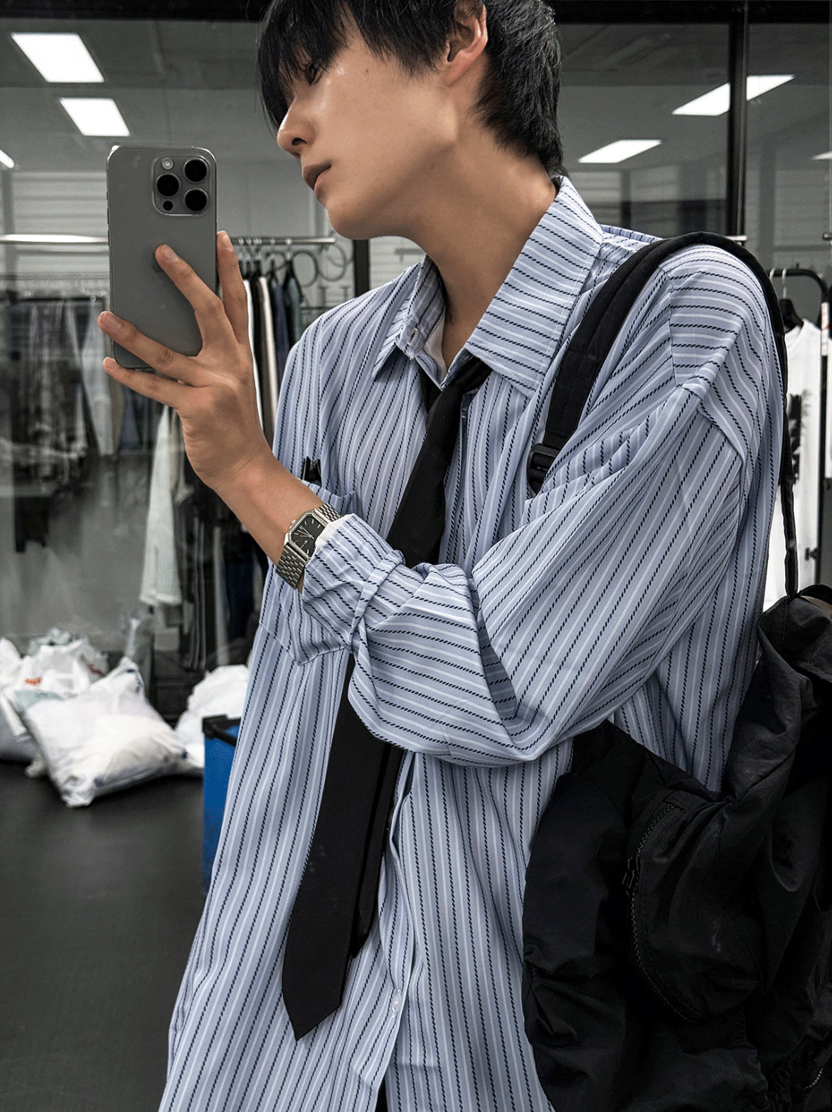 Dope Loose Fit Striped Shirt