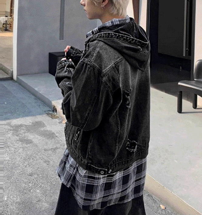 Cray Denim Hooded Jacket