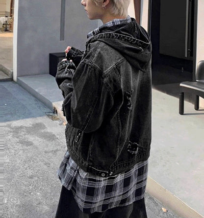 Cray Denim Hooded Jacket
