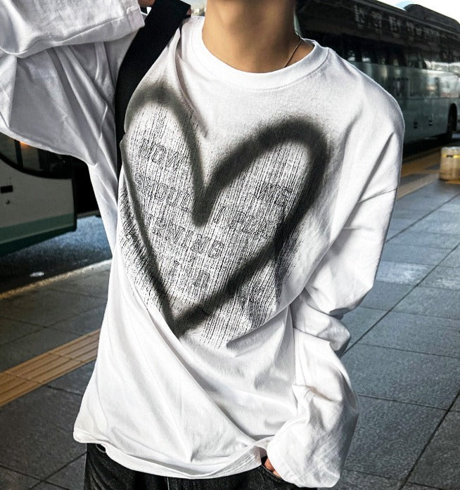 Hand Spray Brush Long Sleeve Tee