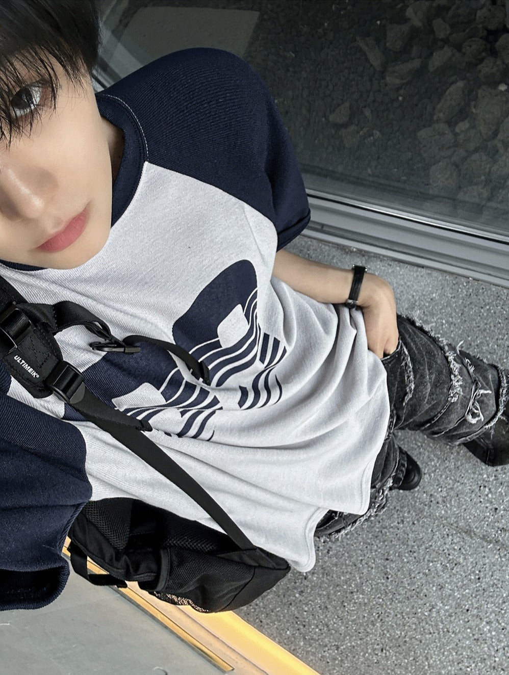 99 Raglan Short Sleeve Knit