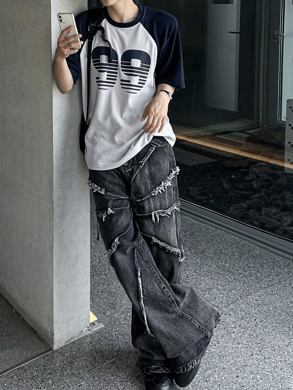 99 Raglan Short Sleeve Knit